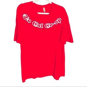 Mens Next Level The Syndicate Red Short Sleeve Graphic Tee Size XL